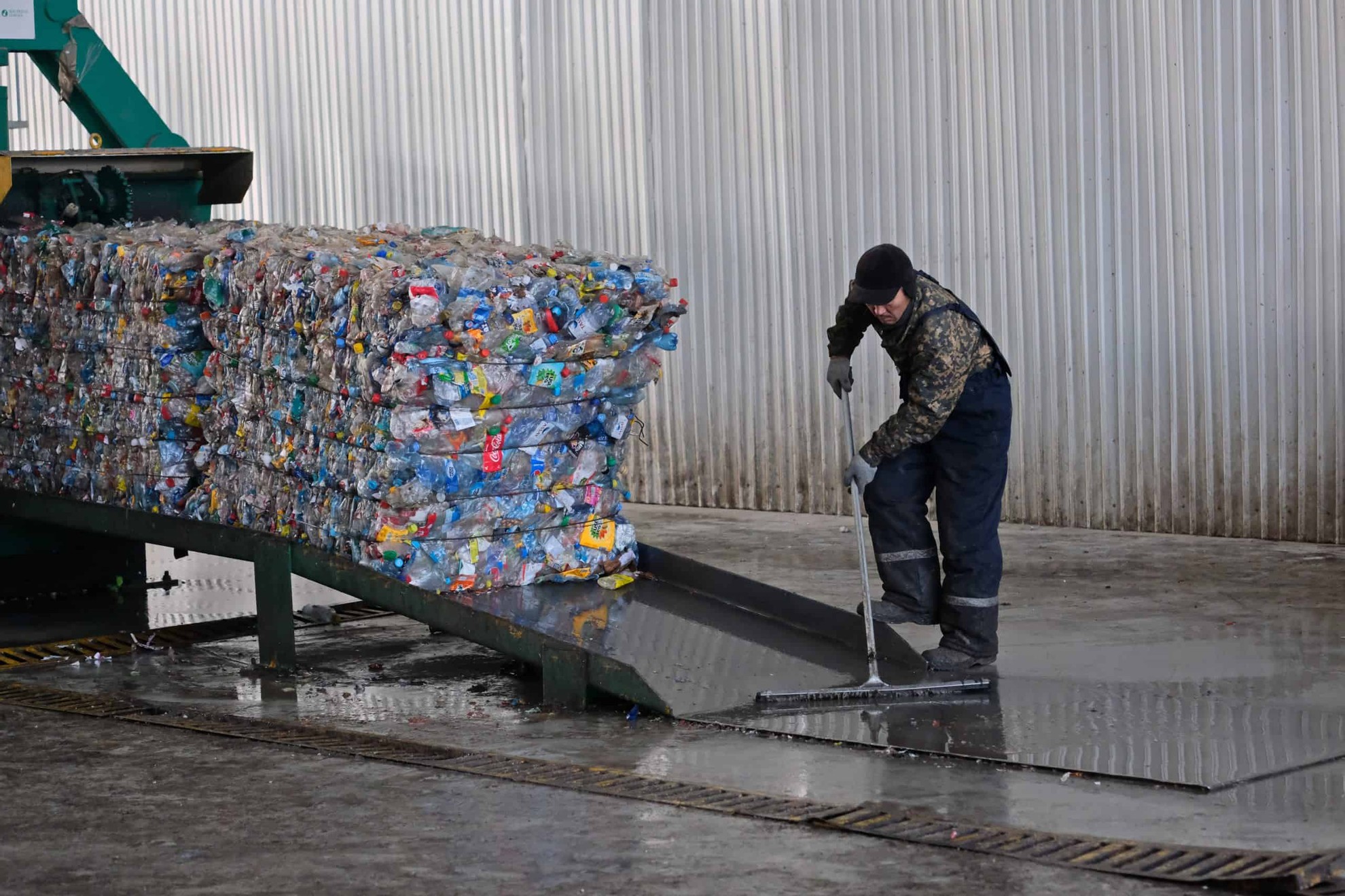 Recycling center in Kazakhstan