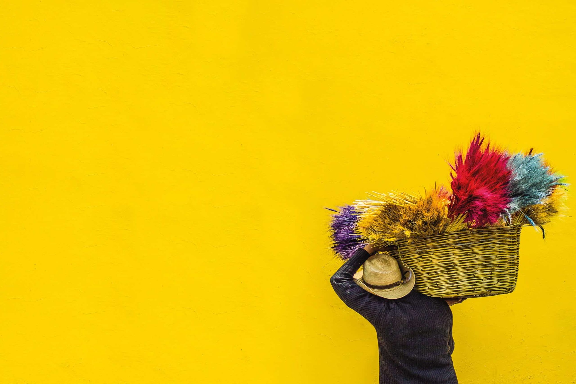 Man carrying goods in Guatemala