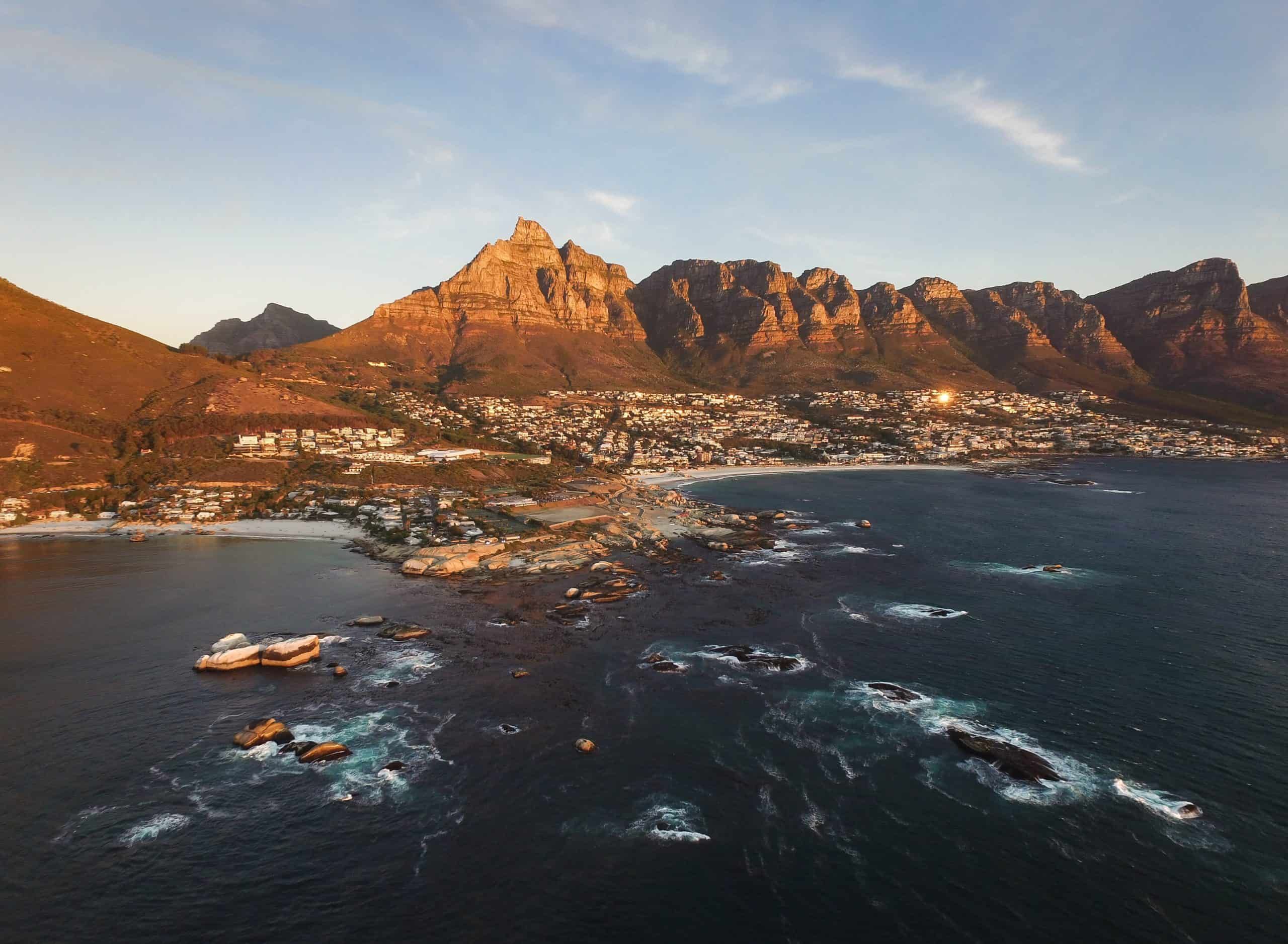 coastal view of Cape Town